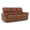 Bernice Three Seater Recliner in Tan Colour