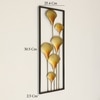 W-Trinity Abstract Metal Wall Decor in Multicolor Set of 1