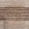 Handmade Wool Shaped Rug Modern Minimalist Beige 5 x 7 Feet Carpet