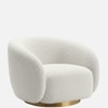 Elegantensemble Wood 1 Seater With Upholstery Non Storage Sofa In White Colour
