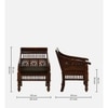 Nakshatra 1 Seater Wooden Sofa