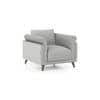 Diana 1 Seater Fabric Sofa In Grey Colour