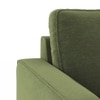 Apollo Compact 1 Seater Fabric Sofa in Moss Green Colour