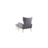 Danney Accent Chair With Ottoman