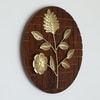 W-Asahi Abstract Metal Wall Decor in Gold Set of 1