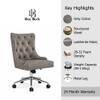 Doe Buck Amparo Grey Leatherette Executive Office Chair