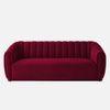 Rosa Fabric Sofa (Maroon)