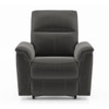 Jenson Fabric One Seater Manual Recliner in Urban Grey Colour