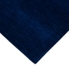 Charlie Navy Blue Solid Woven Wool 5X3 Feet Carpet