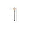 Ashton Black Bamboo Shade Floor Lamp