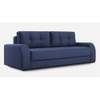 Calliro 3 Seater Pull Out Sofa cum Bed  in Navy Blue Colour