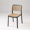 Kepler Brooks Zen Cafeteria Dining Chair in Black Colour