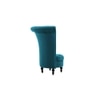 Piece High Back Accent Chair in T Blue Colour