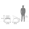 Palma Patio Chair Set of 2
