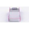 Jelly Engineered Wood Open Storage Bed in White Colour