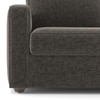 Apollo Sofa (Colour : Smoke, Cushion : Hard, Back Type : High Back, Seating Capacity : Right Aligned 3 Seater + Right Aligned Chaise + Ottoman)