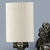 Devansh Metal Electric Wall Light in Antique Gold Colour with off-white Shade Count of 2 Lights
