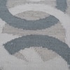 Jaipur Rugs Soft Modern Geometric Wool Dhurrie Rug Grey 6x9 ft
