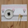 Mrinaal Set Of 2 Placemats With Pink Colour