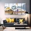 The Castle Decor Nature Art Wall Painting Wooden Framed 27x48 Inch (Style 5)
