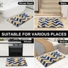 Luxe Home Super Soft Macau Zigzag Bath Mat(40x60 cm) - Pack of 1