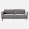 Tharoli Velvet 2 Seater Sofa in Grey Colour