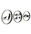 Rattan Abstract Cane Wall Decor in Multicolor Set of 3