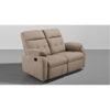 Rx5 Two Seater Fabric Recliner Italian Grey Colour