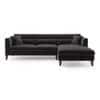 Lewis Sectional Sofa (Colour : Pebble Grey, Cushion : Soft, Seater : Right Aligned 3 Seater + Right Aligned Chaise)