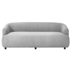 Morgen Boucle Fabric 3 Seater Sofa In Grey