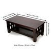 Blairs Sheesham Wood Coffee Table In Dark Walnut Finish