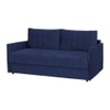 Sarena 3 Seater Pull Out Sofa cum Bed  in Navy Blue Colour