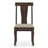 Fabio Dining Chair Set Of 2 In Colour Macadamia Brown And Finish Danish Walnut