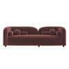 Homro Velvet 3 Seater Sofa in Pink Colour