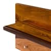 Monte Solid Wood wall Shelf In Provincial Teak Finish