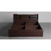 Sleepyhead Bed Es | Engineered Wood Queen Size Bed With Box Storage (Chestnut Dark)