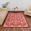 Multicolor Traditional Machine Made Polyester 3 X 5 Feet Carpet