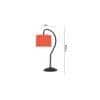 Orange cotton Curvy table lamp with Iron Base (SP04)