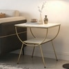 Metal Side Table in Gold Colour
