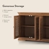 Tuscany Solid Wood Sideboard in Latin American Teak Finish
