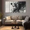 The Castle Decor Sports Art Wall Painting Wooden Framed Digital Painting 27x48 Inch (Style 8)