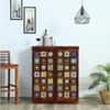 Rangrez Small Sheesham Wood Bar Cabinet in Honey Oak Finish