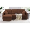 William  Pull Out Sofa cum Bed  in Brown Colour