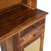 Peo Sheesham Wood  Study Table in Teak Finish