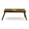 Chai and Solid Wood Bookshelf and Serving Tray In Multicolour
