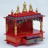 D'Dass Sheesham and Mdf Wooden Home Temple For Pooja Mandir For Home