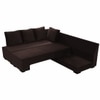 Melo 3 Seater Fold Out Sofa cum Bed  in Brown Colour