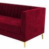 Loris Fabric Sofa - Maroon