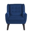Derel Accent Chair in Navy Blue Colour