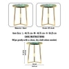 Metalsmith Metal Side Table in Gold Finish